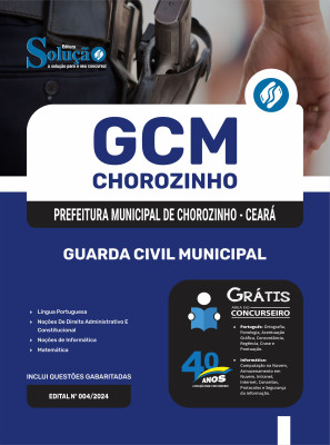 Apostila prefeitura De Chorozinho - CE 2025 - Guarda Civil Municipal - Imagem 3