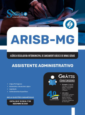 Apostila ARISB MG 2025 - Assistente Administrativo - Imagem 3