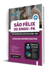 Capa Apostila Prefeitura de São Félix do Xingu - PA 2025 - Auxiliar Administrativo