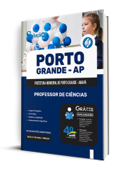 Capa Apostila Prefeitura de Porto Grande - AP 2025 - Professor de Ciências