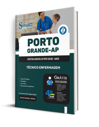 Capa Apostila Prefeitura de Porto Grande - AP - Técnico enfermagem