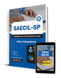 Capa Apostila SAECIL 2025 - Nível Fundamental: Agente Operacional, Oficial de Manutenção, Operador de Equipamentos e Operador de Redes