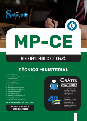 Apostila MP-CE em PDF 2025 - Técnico Ministerial - Imagem 1