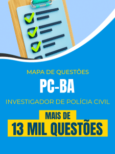 Mapa de Questões Online - PC-BA - Investigador de Polícia Civil - 13 Mil Questões - Imagem 1