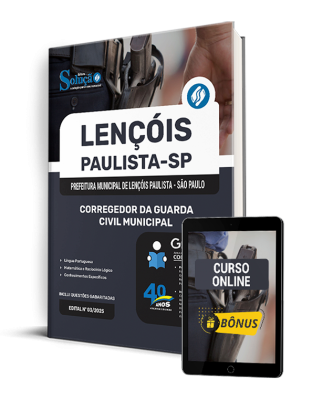 Apostila Prefeitura de Lençóis Paulista - SP 2025 - Corregedor da Guarda Civil Municipal - Imagem 1
