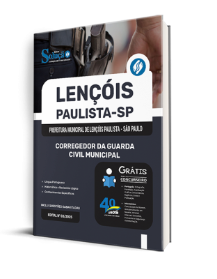 Apostila Prefeitura de Lençóis Paulista - SP 2025 - Corregedor da Guarda Civil Municipal - Imagem 2