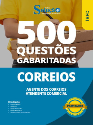 Caderno de Questões CORREIOS - Agente de Correios - Atendente Comercial - 500 Questões Gabaritadas - Imagem 2