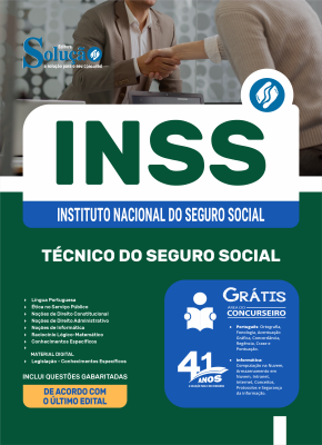 Apostila INSS 2026 - Técnico do Seguro Social - Imagem 3