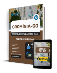 Capa Apostila Prefeitura de Cromínia - GO 2025 - Agente de Endemias