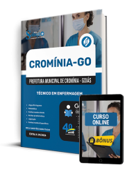 Capa Apostila Prefeitura de Cromínia - GO 2025 - Técnico em Enfermagem