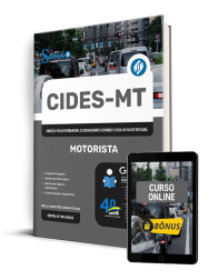 Capa Apostila CIDES-MT 2025 - Motorista