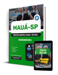 Capa Apostila Prefeitura de Mauá - SP 2025 - Merendeira