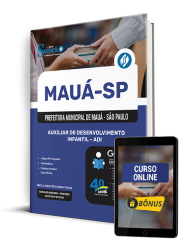 Capa Apostila Prefeitura de Mauá - SP 2025 - Auxiliar de Desenvolvimento Infantil - ADI