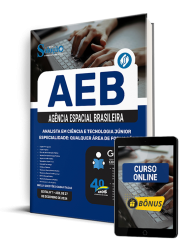 Capa Apostila AEB 2025 - Analista em Ciência e Tecnologia Júnior - Especialidade: Qualquer Área de Formação