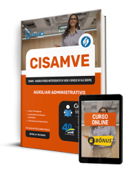Capa Apostila CISAMVE-SC 2025 - Auxiliar Administrativo