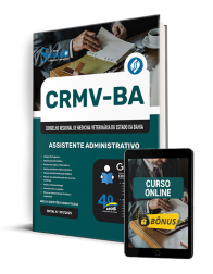 Capa Apostila CRMV-BA 2025 - Assistente Administrativo
