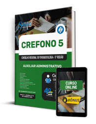 Capa Apostila CREFONO 5 2025 - Auxiliar Administrativo