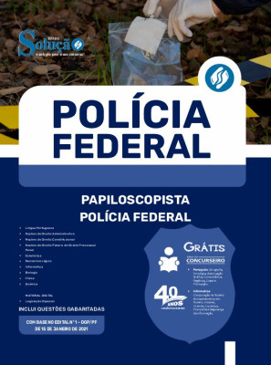 Apostila Polícia Federal (PF) 2025 - Papiloscopista Policial Federal - Imagem 3