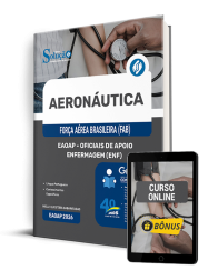 Capa Apostila Aeronáutica do Brasil 2025 - EAOAP - Oficiais de Apoio - Enfermagem (ENF)