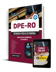 Capa Apostila DPE-RO 2025 - Analista Jurídico - Classe A