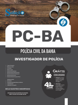 Apostila PC-BA 2025 - Investigador de Polícia - Imagem 3