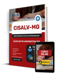 Capa Apostila CISALV-MG 2025 - Auxiliar de Administração