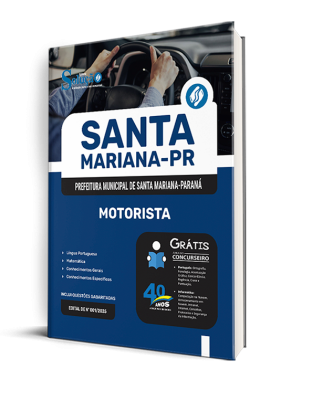 Apostila Prefeitura de Santa Mariana - PR 2025 - Motorista - Imagem 2