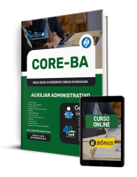 Capa Apostila CORE-BA 2025 - Auxiliar Administrativo