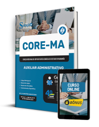 Capa Apostila CORE-MA 2025 - Auxiliar Administrativo