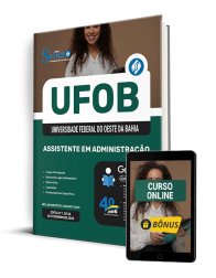 Capa Apostila UFOB 2025 - Assistente em Administração