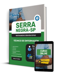Capa Apostila Prefeitura de Serra Negra - SP 2025 - Técnico de Enfermagem