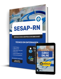 Capa Apostila SESAP-RN 2025 - Técnico em Enfermagem