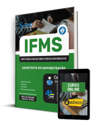 Capa Apostila IFMS 2025 - Assistente em Administração