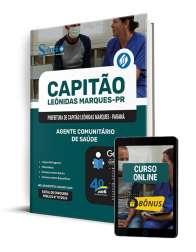 Capa Apostila Prefeitura de Capitão Leônidas Marques - PR 2025 - Agente Comunitário de Saúde