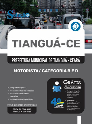 Apostila Prefeitura de Tianguá - CE 2025 - Motorista - Categoria B e D - Imagem 3