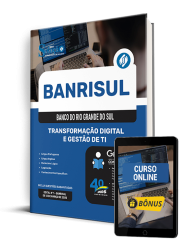 Capa Apostila BANRISUL 2025 - Transformação Digital e Gestão de TI