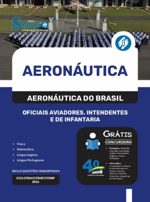 Apostila Aeronáutica do Brasil 2025 - Oficiais Aviadores, Intendentes e de Infantaria - Imagem 3
