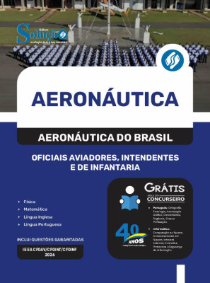 Apostila Aeronáutica do Brasil em PDF 2025 - Oficiais Aviadores, Intendentes e de Infantaria - Imagem 1
