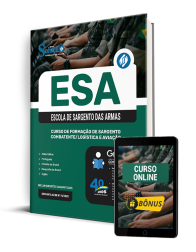 Capa Apostila ESA 2025 - Curso de Formação de Sargento - Combatente/Logística e Aviação
