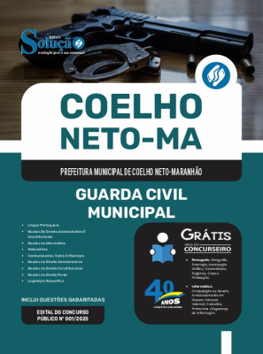 Apostila Prefeitura de Coelho Neto - MA 2025 - Guarda Civil Municipal - Imagem 3