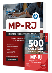 Capa Combo MP-RJ - Técnico do Ministério Público - Área: Administrativa