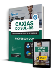 Capa Apostila Prefeitura de Caxias do Sul - RS 2025 - Professor G1AI