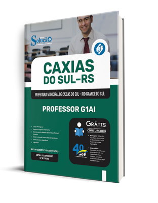 Apostila Prefeitura de Caxias do Sul - RS 2025 - Professor G1AI - Imagem 2