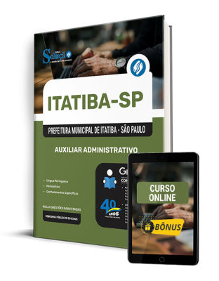 Apostila Prefeitura de Itatiba - SP 2025 - Auxiliar Administrativo - Imagem 1