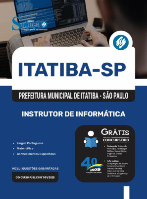 Apostila Prefeitura de Itatiba - SP 2025 - Instrutor de Informática - Imagem 3