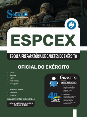 Apostila EsPCEx 2025 - Oficial do Exército - Imagem 3