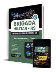 Capa Apostila Brigada Militar RS 2025 - Soldado Primeira Classe