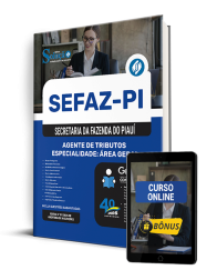Capa Apostila SEFAZ-PI 2025 - Agente de Tributos - Especialidade: Área Geral
