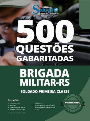 Caderno de Questões Brigada Militar RS - Soldado Primeira Classe - 500 Questões Gabaritadas - Imagem 2