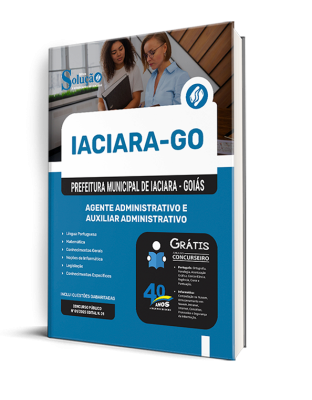 Apostila Prefeitura de Iaciara - GO 2025 - Agente Administrativo e Auxiliar Administrativo - Imagem 2
